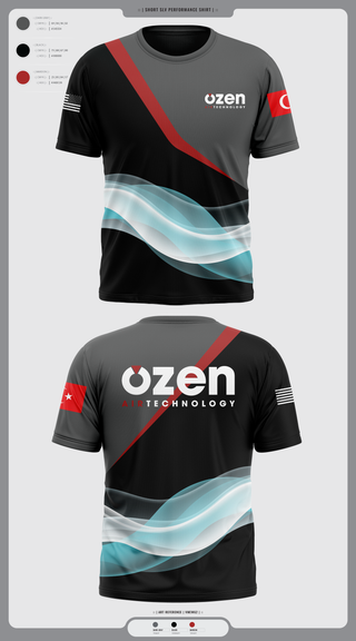 Short Sleeve Performance Shirt, Ozen Air Technology, , Teamtime, Team time, sublimation, custom sports apparel, team uniforms, spirit wear, spiritwear, sports uniforms, custom shirts, team store, custom team store, fundraiser sports, apparel fundraiser