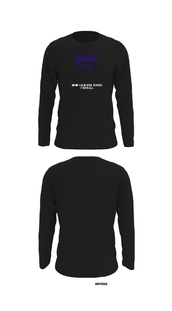 Long Sleeve Performance Shirt, Mount Calm High School Football, Football, Teamtime, Team time, sublimation, custom sports apparel, team uniforms, spirit wear, spiritwear, sports uniforms, custom shirts, team store, custom team store, fundraiser sports, apparel fundraiser