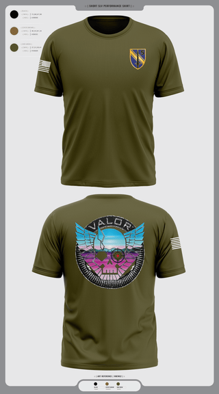 Short Sleeve Performance Shirt, VALOR CO. 5BN, 1SFAB, Army, Teamtime, Team time, sublimation, custom sports apparel, team uniforms, spirit wear, spiritwear, sports uniforms, custom shirts, team store, custom team store, fundraiser sports, apparel fundraiser
