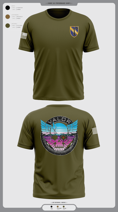 VALOR CO. 5BN, 1SFAB 4859482 Short Sleeve Performance Shirt - 3