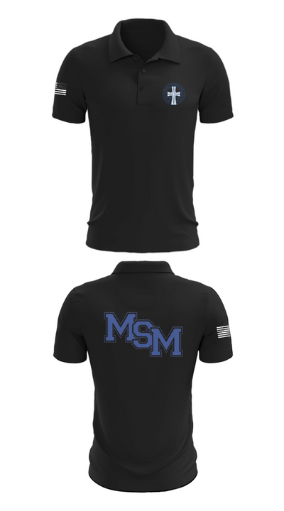 Mount St. Mary Catholic School Cross Country 34367170 Short Sleeve Performance Polo - 28