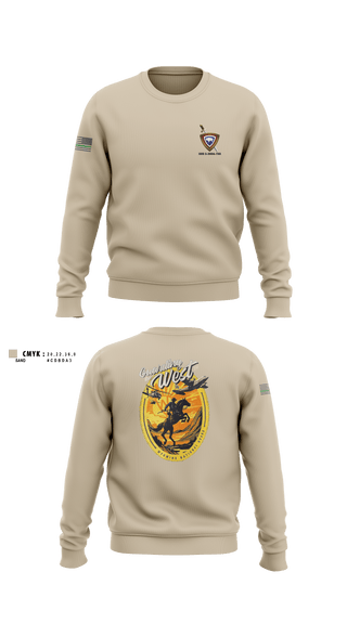 Crew Neck Sweatshirt, HHB 2-300th FAR, National Guard, Teamtime, Team time, sublimation, custom sports apparel, team uniforms, spirit wear, spiritwear, sports uniforms, custom shirts, team store, custom team store, fundraiser sports, apparel fundraiser