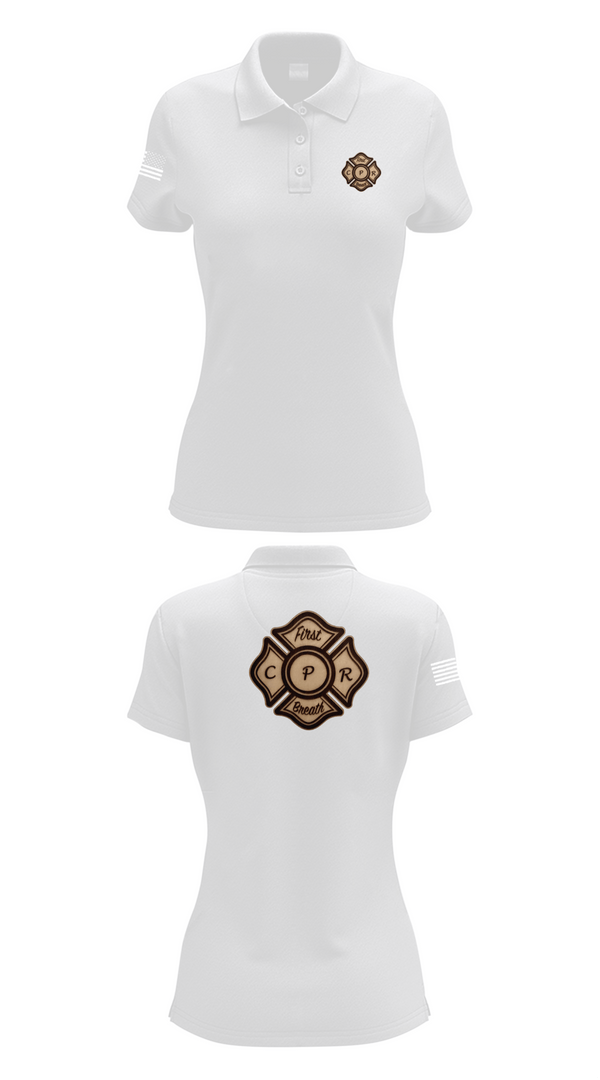 Womens Short Sleeve Performance Polo, FBCPR, , Teamtime, Team time, sublimation, custom sports apparel, team uniforms, spirit wear, spiritwear, sports uniforms, custom shirts, team store, custom team store, fundraiser sports, apparel fundraiser