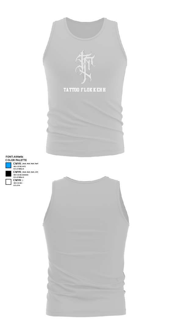 Tank Top, Tattoo flokkehh, , Teamtime, Team time, sublimation, custom sports apparel, team uniforms, spirit wear, spiritwear, sports uniforms, custom shirts, team store, custom team store, fundraiser sports, apparel fundraiser