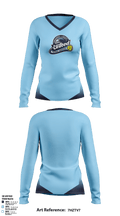 CV United Softball 25581706 Women's Long Sleeve V-neck Shirt - 3