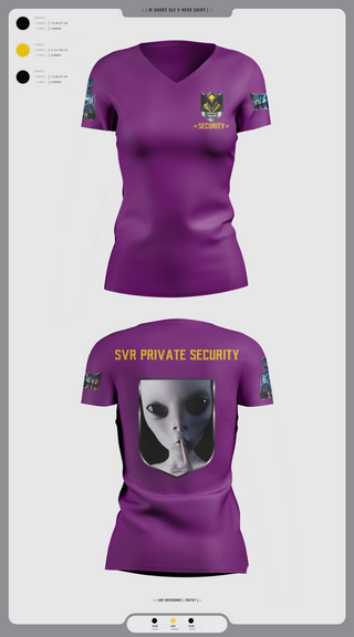 Womens Short Sleeve Vneck Shirt, UFO Recovery Response Unit  2-1, , Teamtime, Team time, sublimation, custom sports apparel, team uniforms, spirit wear, spiritwear, sports uniforms, custom shirts, team store, custom team store, fundraiser sports, apparel fundraiser