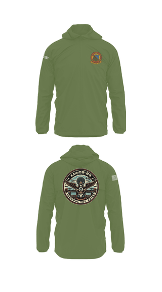 Windbreaker, MACS 24 ATC Detachment A, Marines, Teamtime, Team time, sublimation, custom sports apparel, team uniforms, spirit wear, spiritwear, sports uniforms, custom shirts, team store, custom team store, fundraiser sports, apparel fundraiser