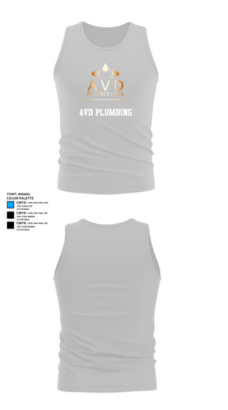 Tank Top, Avd plumbing, , Teamtime, Team time, sublimation, custom sports apparel, team uniforms, spirit wear, spiritwear, sports uniforms, custom shirts, team store, custom team store, fundraiser sports, apparel fundraiser