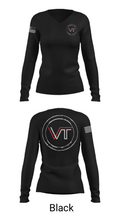 Vaguinho team 66706976 Women's Long Sleeve V-neck Shirt - 35