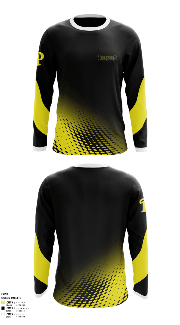 Long Sleeve Performance Shirt, Los Angeles Pirates, Softball, Teamtime, Team time, sublimation, custom sports apparel, team uniforms, spirit wear, spiritwear, sports uniforms, custom shirts, team store, custom team store, fundraiser sports, apparel fundraiser