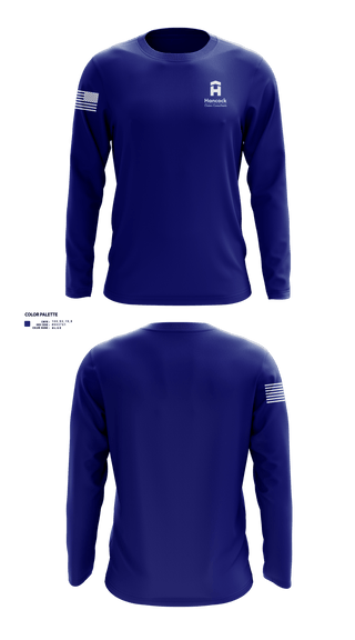 Long Sleeve Performance Shirt, Hancock Claims Consultants, Fire Department, Teamtime, Team time, sublimation, custom sports apparel, team uniforms, spirit wear, spiritwear, sports uniforms, custom shirts, team store, custom team store, fundraiser sports, apparel fundraiser
