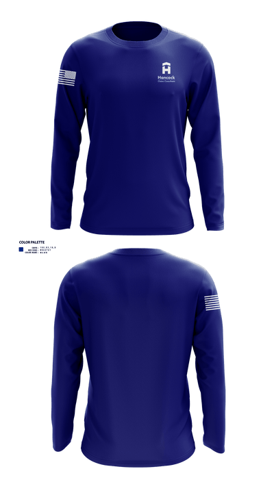 Hancock Claims Consultants 70832190 Long Sleeve Performance Shirt 40