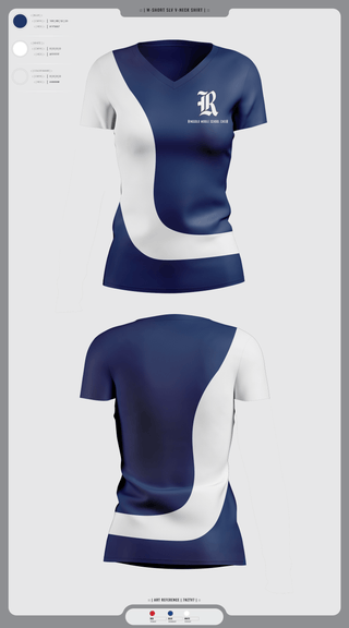 Womens Short Sleeve Vneck Shirt, Ringgold High School Cheer, Cheer, Teamtime, Team time, sublimation, custom sports apparel, team uniforms, spirit wear, spiritwear, sports uniforms, custom shirts, team store, custom team store, fundraiser sports, apparel fundraiser