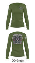 Baker 3-509th 3rd Plt 1st squad 60073036 Women's Long Sleeve V-neck Shirt - 57