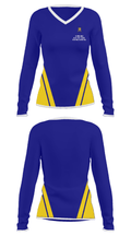 Riverdale Baptist High School Baseball 18588164 Women's Long Sleeve V-neck Shirt - 23