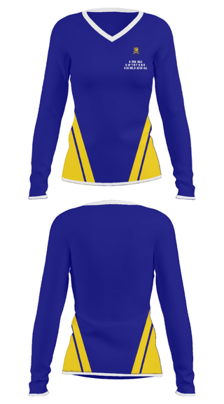 Women's Long Sleeve Vneck Shirt, Riverdale Baptist High School Baseball, Baseball, Teamtime, Team time, sublimation, custom sports apparel, team uniforms, spirit wear, spiritwear, sports uniforms, custom shirts, team store, custom team store, fundraiser sports, apparel fundraiser
