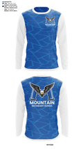 R.E. Mountain Secondary School 55892103 Long Sleeve Performance Shirt - 41