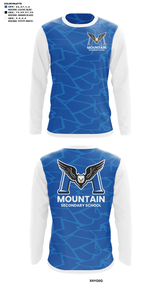 Long Sleeve Performance Shirt, R.E. Mountain Secondary School, Spirit Store, Teamtime, Team time, sublimation, custom sports apparel, team uniforms, spirit wear, spiritwear, sports uniforms, custom shirts, team store, custom team store, fundraiser sports, apparel fundraiser