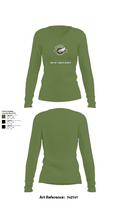 Danbury Police Traffic Unit 20625230 Women's Long Sleeve V-neck Shirt - 40