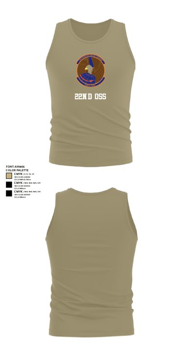 22nd OSS 19012773 Tank Top - 99