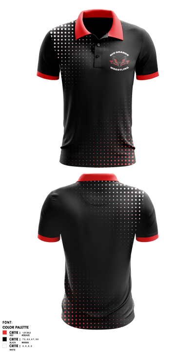 Rio Grande high school 40149614 Short Sleeve Performance Polo - 1