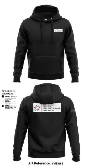 Hoodie, C3A Community Cooperation and Care Agency, , Teamtime, Team time, sublimation, custom sports apparel, team uniforms, spirit wear, spiritwear, sports uniforms, custom shirts, team store, custom team store, fundraiser sports, apparel fundraiser