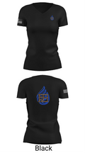 JIMMORES MECHANICAL LLC 82440008 Women's Short Sleeve V-neck Shirt - 38