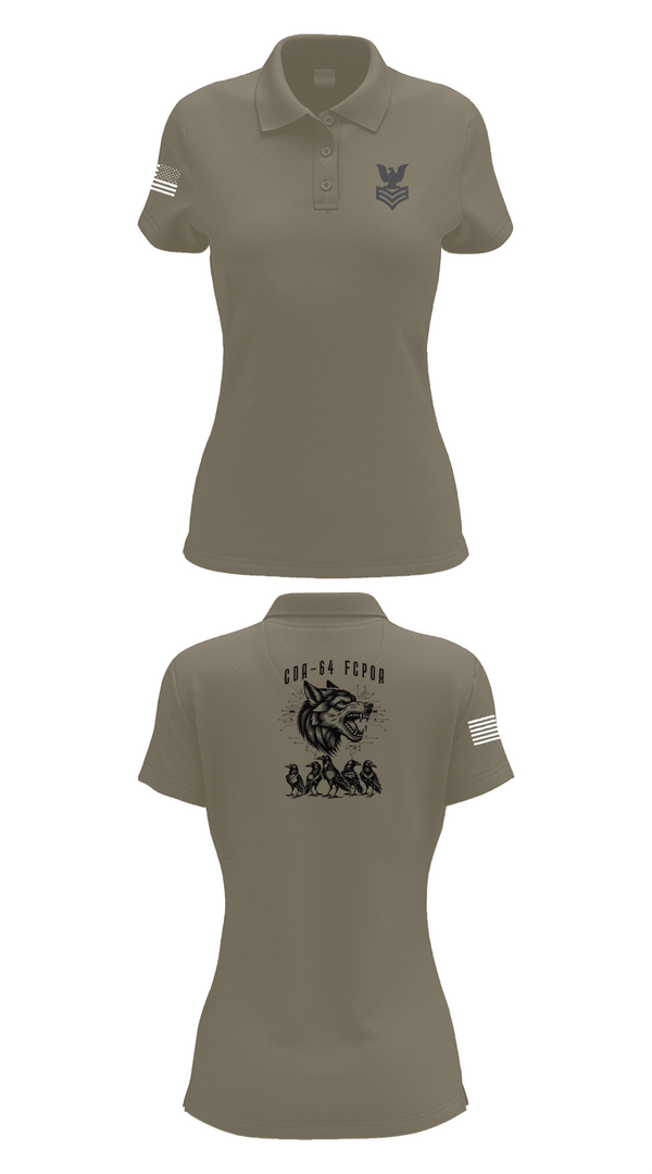 Womens Short Sleeve Performance Polo, CDA 64, Navy, Teamtime, Team time, sublimation, custom sports apparel, team uniforms, spirit wear, spiritwear, sports uniforms, custom shirts, team store, custom team store, fundraiser sports, apparel fundraiser