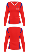 South Doyle High School Softball 55343230 Women's Long Sleeve V-neck Shirt - 34