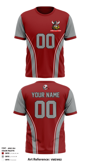 Short Sleeve Performance Shirt, Symmes Valley Vikings, Football, Teamtime, Team time, sublimation, custom sports apparel, team uniforms, spirit wear, spiritwear, sports uniforms, custom shirts, team store, custom team store, fundraiser sports, apparel fundraiser