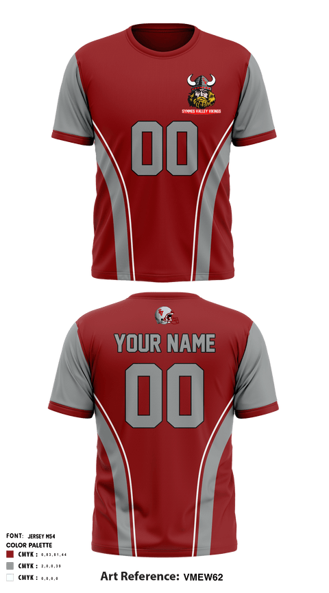 Short Sleeve Performance Shirt, Symmes Valley Vikings, Football, Teamtime, Team time, sublimation, custom sports apparel, team uniforms, spirit wear, spiritwear, sports uniforms, custom shirts, team store, custom team store, fundraiser sports, apparel fundraiser