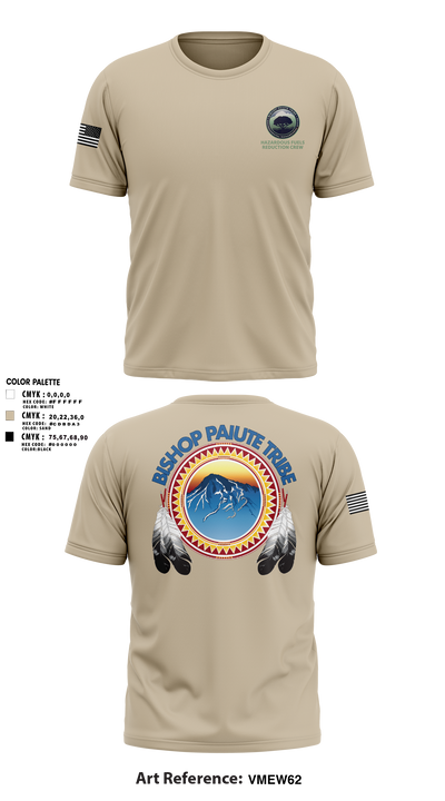 Bishop Paiute EMO/ Hazardous Fiels Reduction 49408789 Short Sleeve Performance Shirt - 7