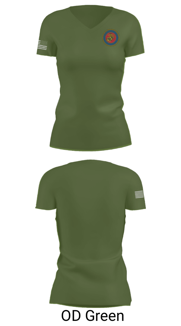 Women's Short Sleeve Vneck Shirt, 189/34th unit, Marines, Teamtime, Team time, sublimation, custom sports apparel, team uniforms, spirit wear, spiritwear, sports uniforms, custom shirts, team store, custom team store, fundraiser sports, apparel fundraiser