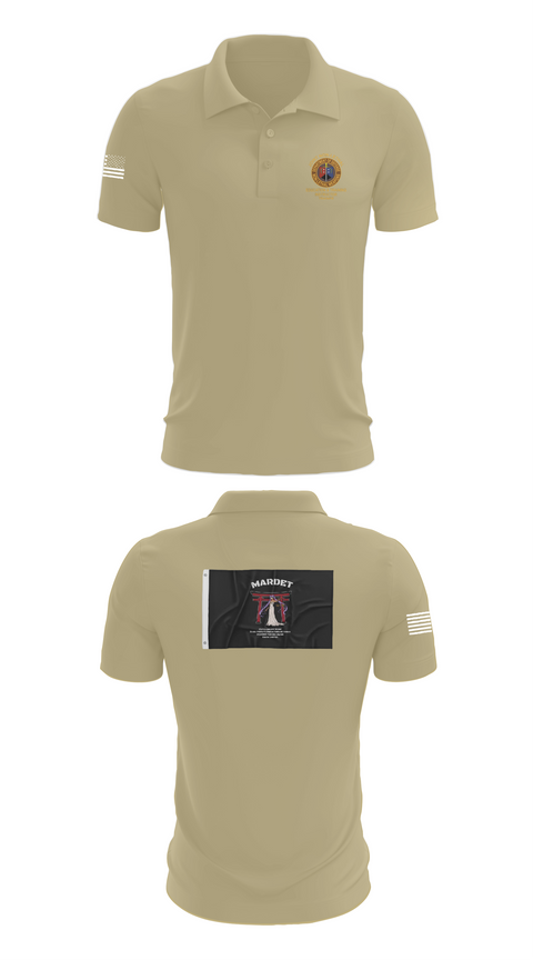 Short Sleeve Performance Polo, MARDET Fort Leonard Wood (FLW) DoD Interservice Non-Lethal Individual Weapons Instructor's Course Fort Leonard Wood Basic Military Police School House, , Teamtime, Team time, sublimation, custom sports apparel, team uniforms, spirit wear, spiritwear, sports uniforms, custom shirts, team store, custom team store, fundraiser sports, apparel fundraiser