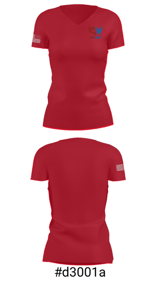 Women's Short Sleeve Vneck Shirt, MVWC, Wrestling, Teamtime, Team time, sublimation, custom sports apparel, team uniforms, spirit wear, spiritwear, sports uniforms, custom shirts, team store, custom team store, fundraiser sports, apparel fundraiser