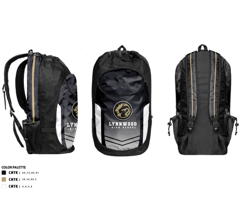 Gear Bag, Lynnwood High School Cross Country, Cross Country, Teamtime, Team time, sublimation, custom sports apparel, team uniforms, spirit wear, spiritwear, sports uniforms, custom shirts, team store, custom team store, fundraiser sports, apparel fundraiser