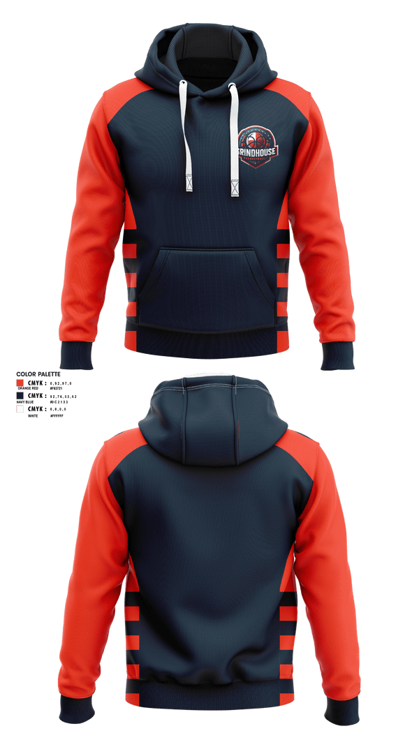 Hoodie, Grindhouse Hoops, Men's Basketball, Teamtime, Team time, sublimation, custom sports apparel, team uniforms, spirit wear, spiritwear, sports uniforms, custom shirts, team store, custom team store, fundraiser sports, apparel fundraiser