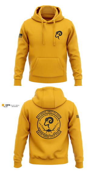 Hoodie, AFJROTC FL-034, Air Force, Teamtime, Team time, sublimation, custom sports apparel, team uniforms, spirit wear, spiritwear, sports uniforms, custom shirts, team store, custom team store, fundraiser sports, apparel fundraiser