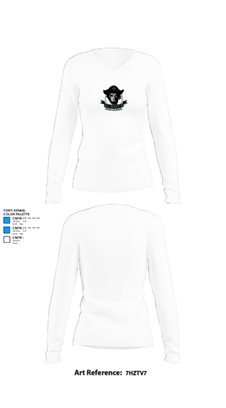 Womens Long Sleeve Vneck Shirt, Saint Mary's High School Basketball, Women's Basketball, Teamtime, Team time, sublimation, custom sports apparel, team uniforms, spirit wear, spiritwear, sports uniforms, custom shirts, team store, custom team store, fundraiser sports, apparel fundraiser