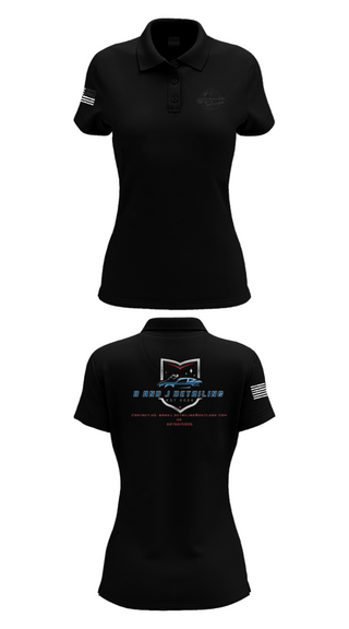 Womens Short Sleeve Performance Polo, B and J Detailing, , Teamtime, Team time, sublimation, custom sports apparel, team uniforms, spirit wear, spiritwear, sports uniforms, custom shirts, team store, custom team store, fundraiser sports, apparel fundraiser