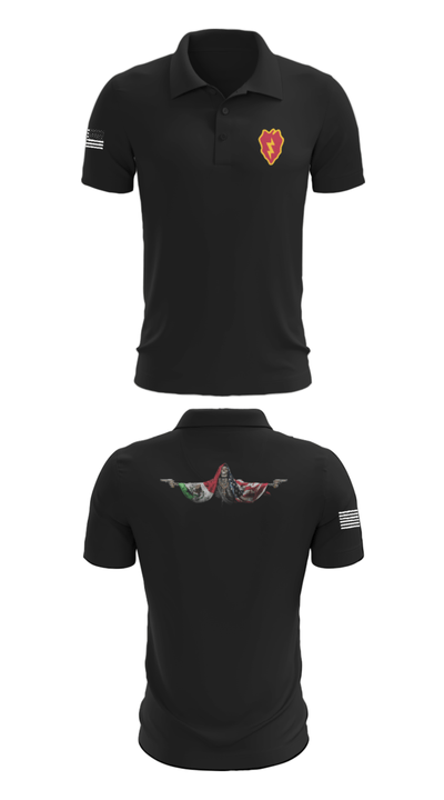 25th ID 51573122 Short Sleeve Performance Polo - 27