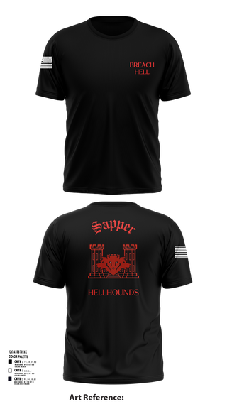 Short Sleeve Performance Shirt, 811th EN CO, , Teamtime, Team time, sublimation, custom sports apparel, team uniforms, spirit wear, spiritwear, sports uniforms, custom shirts, team store, custom team store, fundraiser sports, apparel fundraiser