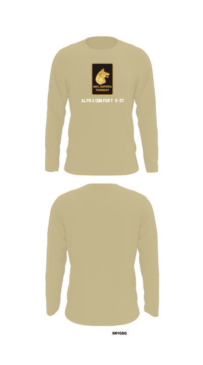 Alpha Company  2-27 48035421 Long Sleeve Performance Shirt - 92