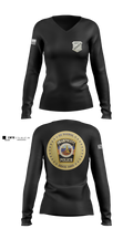 Swampscott Police 55581807 Women's Long Sleeve V-neck Shirt - 4
