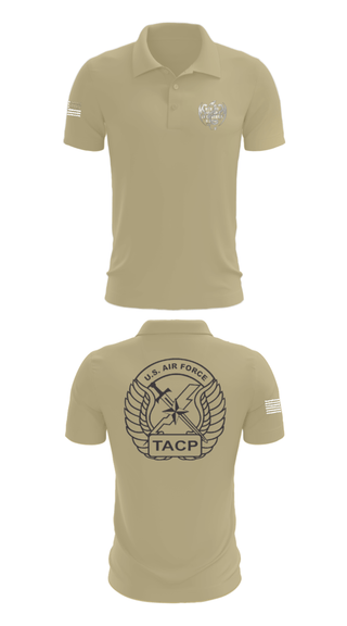 Short Sleeve Performance Polo, 18th Air Support Operations Group, Air Force, Teamtime, Team time, sublimation, custom sports apparel, team uniforms, spirit wear, spiritwear, sports uniforms, custom shirts, team store, custom team store, fundraiser sports, apparel fundraiser