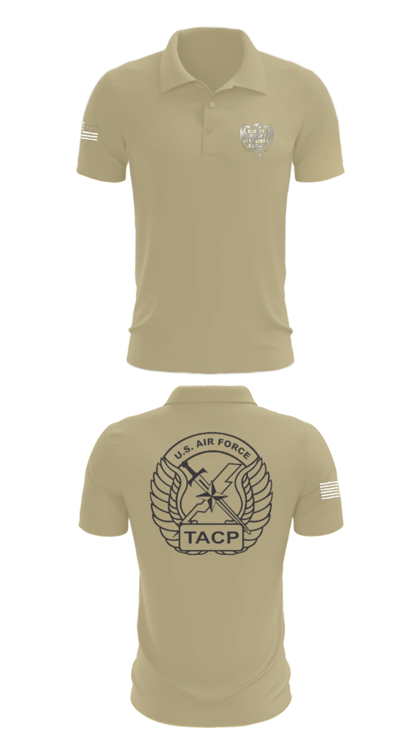 Short Sleeve Performance Polo, 18th Air Support Operations Group, Air Force, Teamtime, Team time, sublimation, custom sports apparel, team uniforms, spirit wear, spiritwear, sports uniforms, custom shirts, team store, custom team store, fundraiser sports, apparel fundraiser