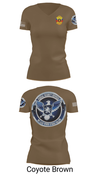Women's Short Sleeve Vneck Shirt, TS FEDERAL PRIVATE SECURITY & BODYGUARD, Police, Teamtime, Team time, sublimation, custom sports apparel, team uniforms, spirit wear, spiritwear, sports uniforms, custom shirts, team store, custom team store, fundraiser sports, apparel fundraiser