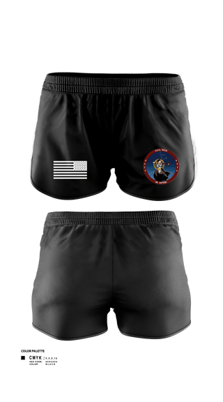 Womens Shorts, Detachment 1, 24th MDSB, , Teamtime, Team time, sublimation, custom sports apparel, team uniforms, spirit wear, spiritwear, sports uniforms, custom shirts, team store, custom team store, fundraiser sports, apparel fundraiser