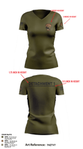 Detachment 1 27221981 Women's Short Sleeve V-neck Shirt - 31