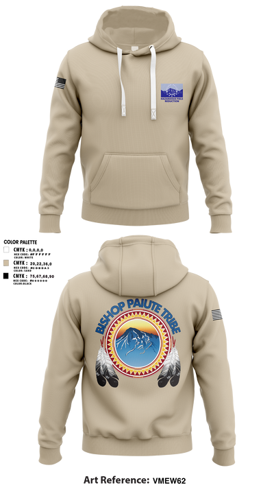 Bishop Paiute EMO/ Hazardous Fiels Reduction 49408789 Hoodie - 1